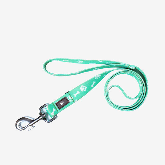 Paws & Bones Flat Dog Leash
