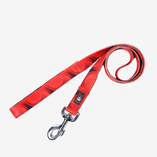 Red Rover Flat Dog Leash