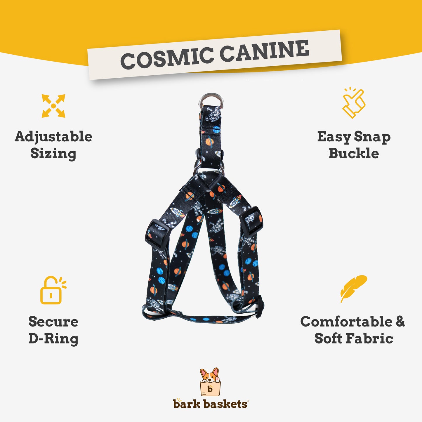 Cosmic Canine Step-In Harness