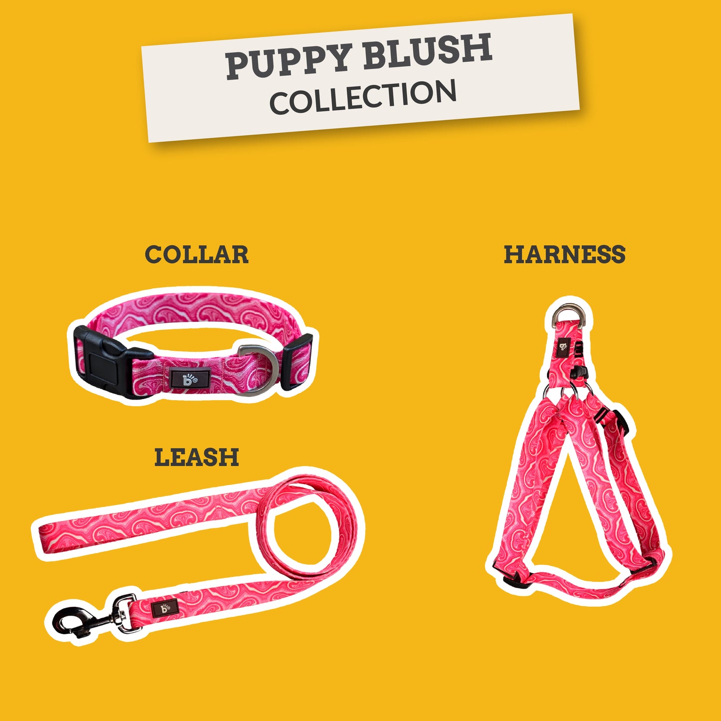 Puppy Blush Step-In Harness
