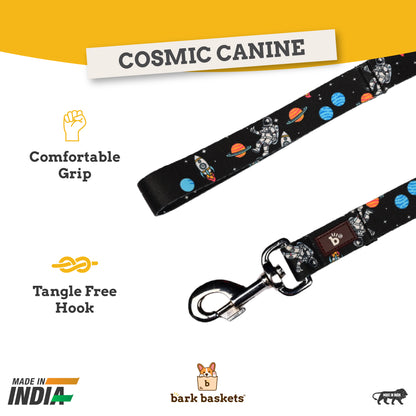 Cosmic Canine Flat Dog Leash