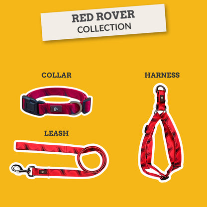 Red Rover Flat Dog Leash