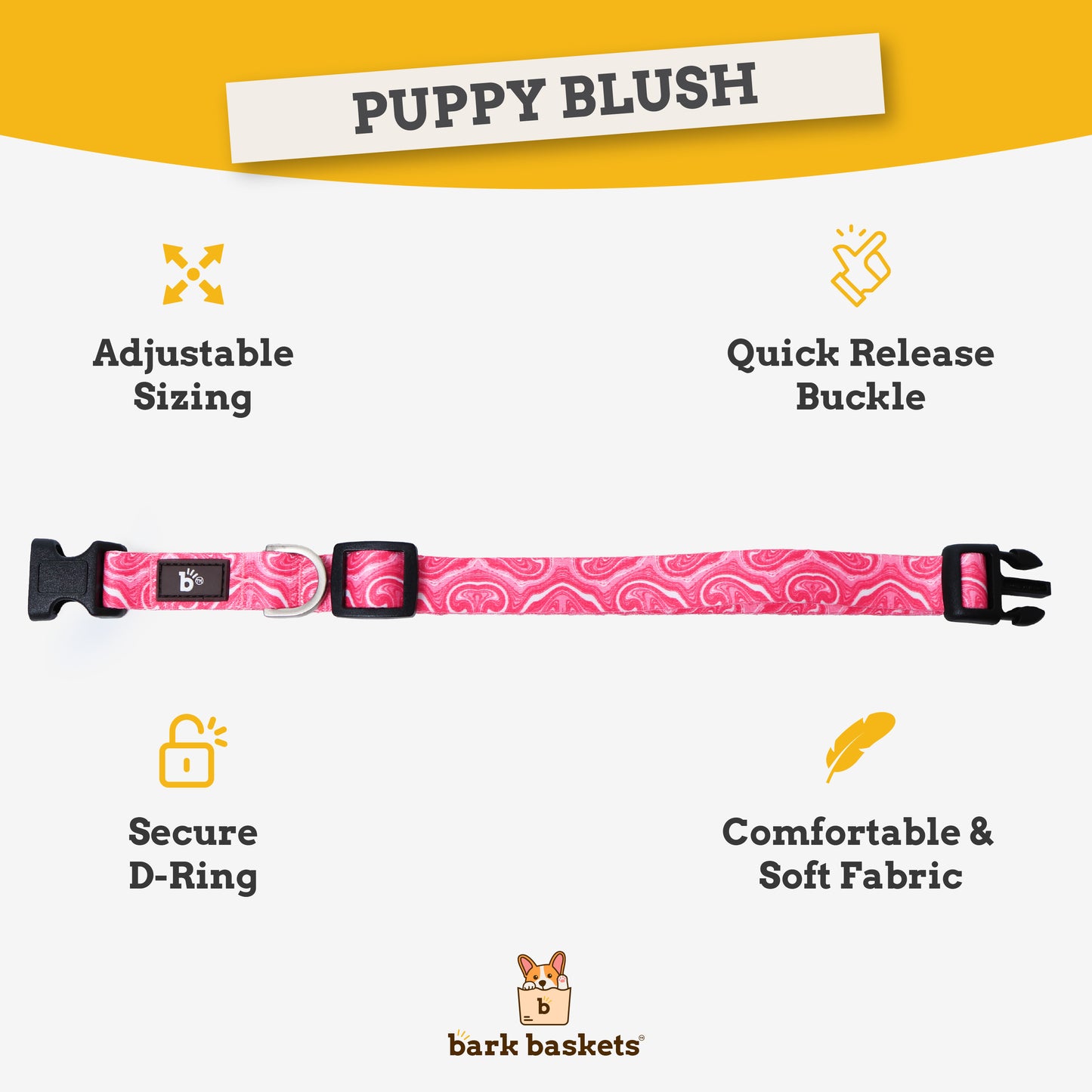 Puppy Blush Dog Collar
