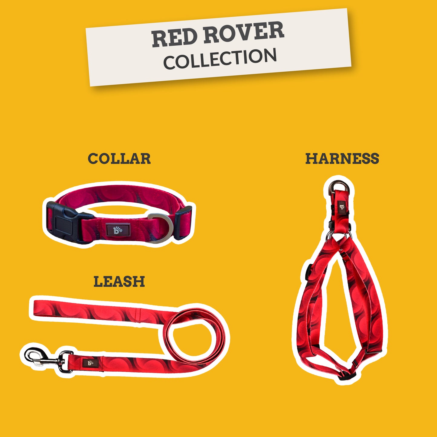Red Rover Dog Collar
