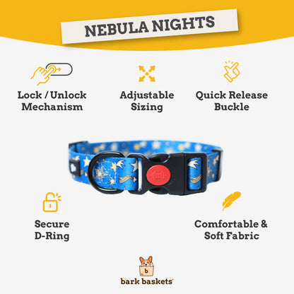 Nebula Nights Adjustable Dog Collar