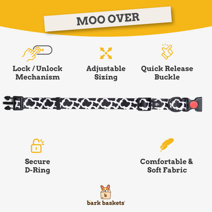 Moo-ve Over Adjustable Dog Collar