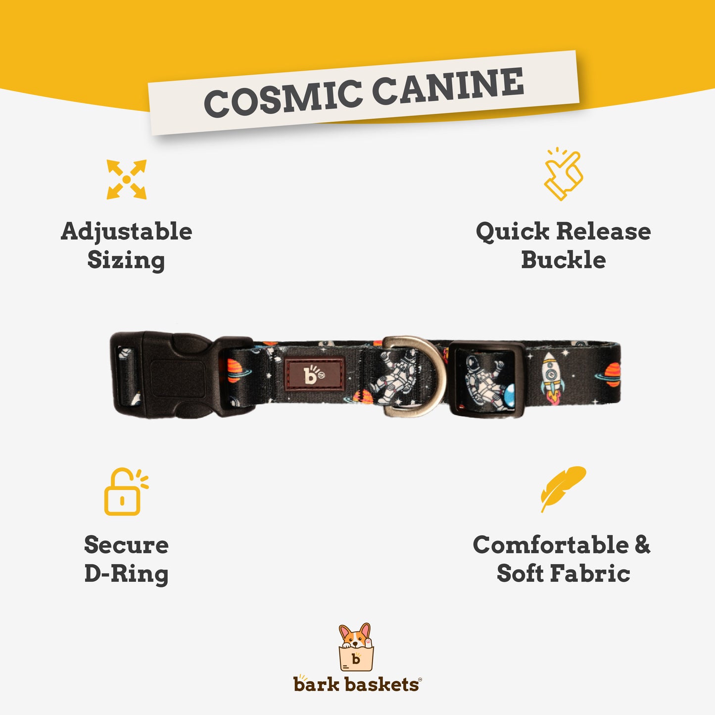 Cosmic Canine Dog Collar