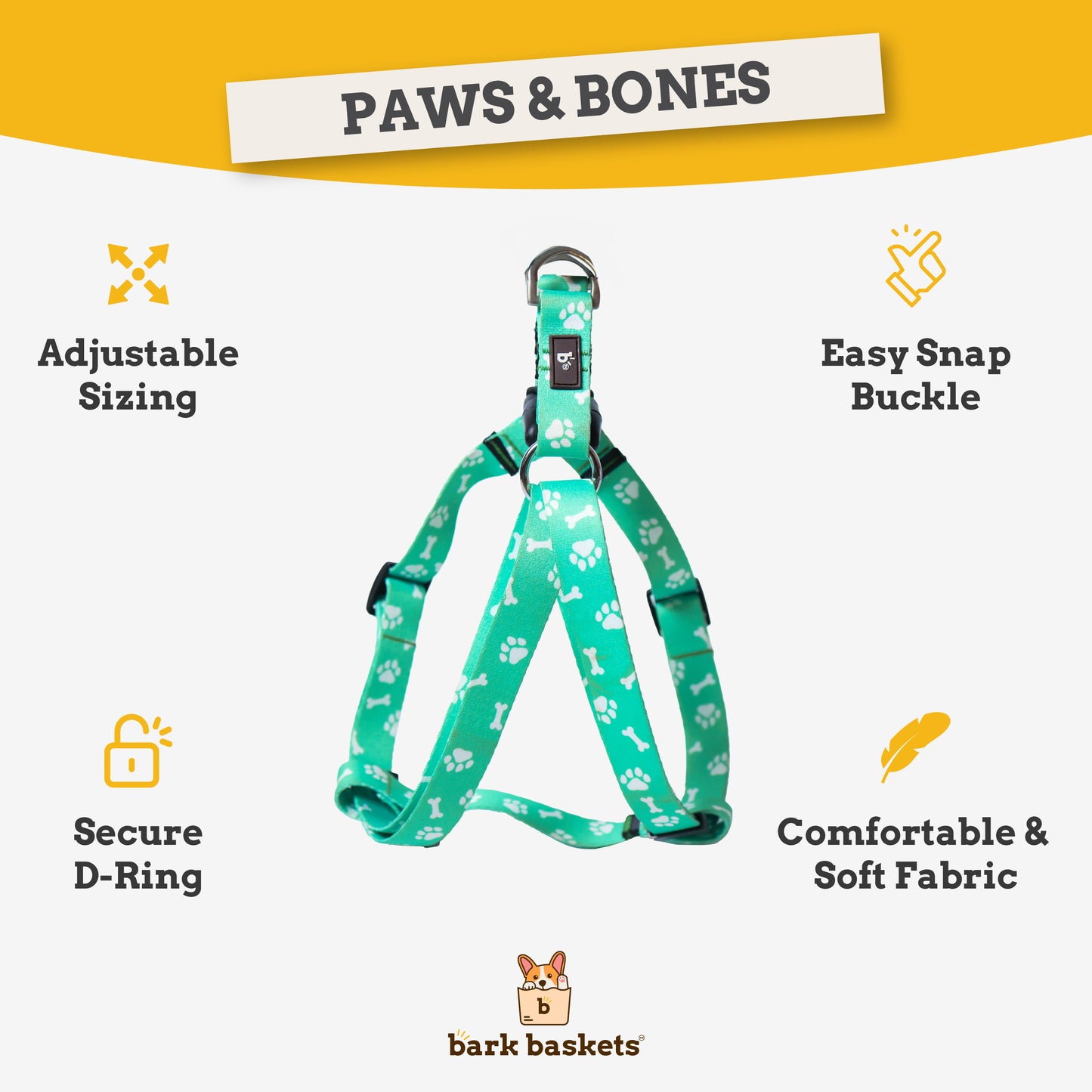 Paws & Bones Step-In Harness