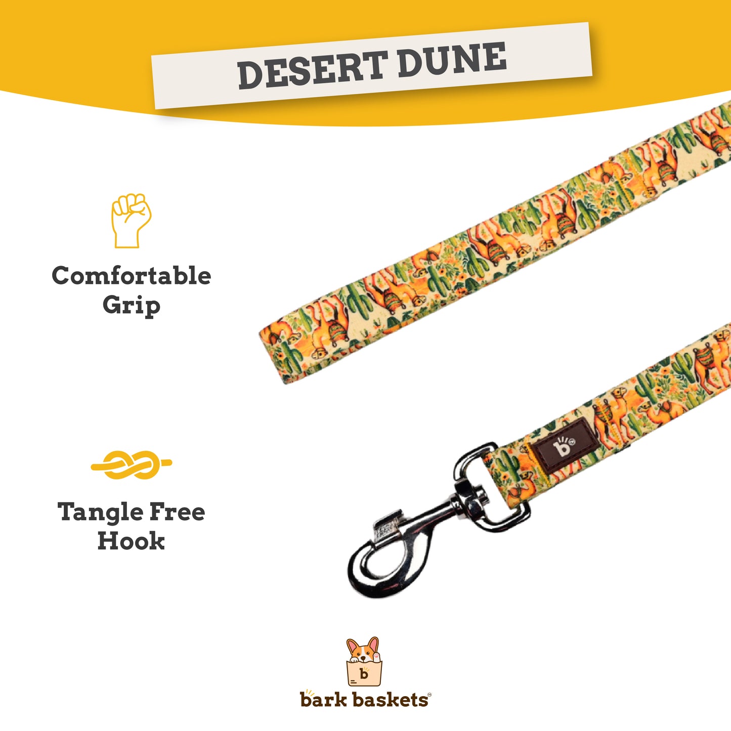 Dune Drifter Flat Dog Leash
