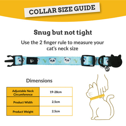 Bamboo Bandit Cat Collar