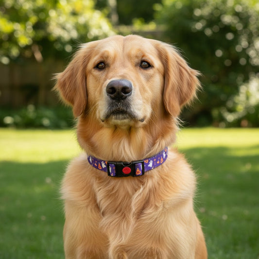 Bark-O-Lantern Halloween Dog Collar