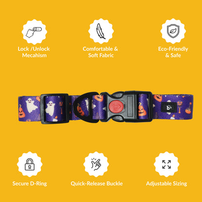 Bark-O-Lantern Halloween Dog Collar