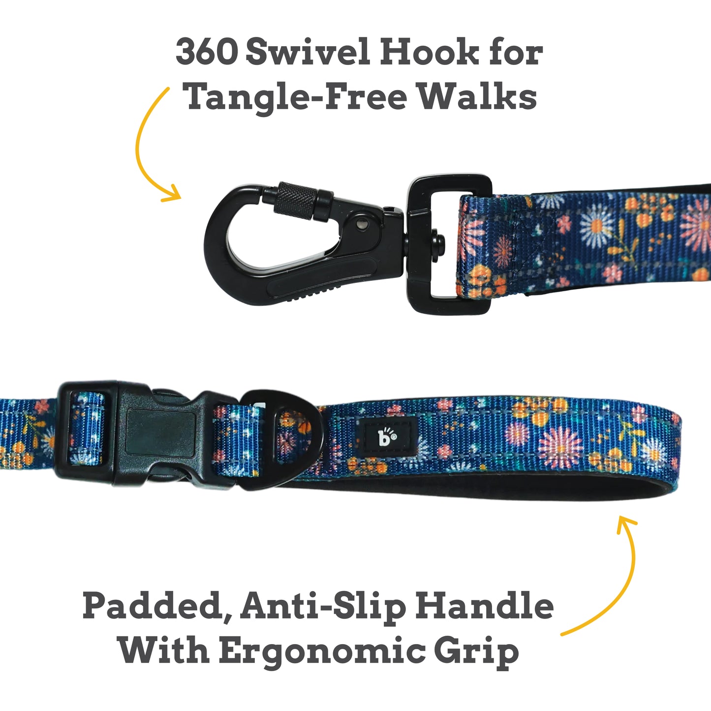 Fern & Fur 6-in-1 Reflective Dog Leash