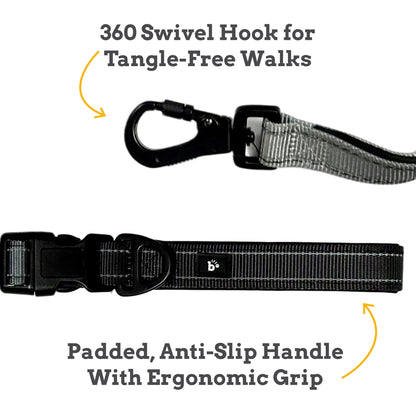 Midnight Hound 6-in-1 Reflective Dog Leash