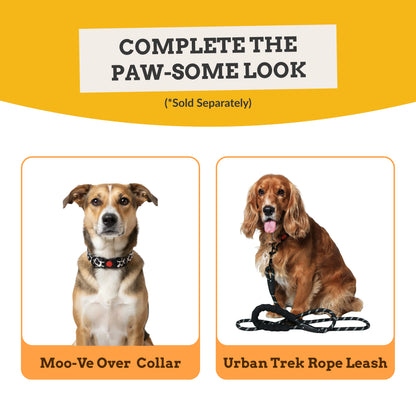 Moo-ve Over Reflective Dog Harness