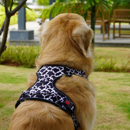 Moo-ve Over Reflective Dog Harness