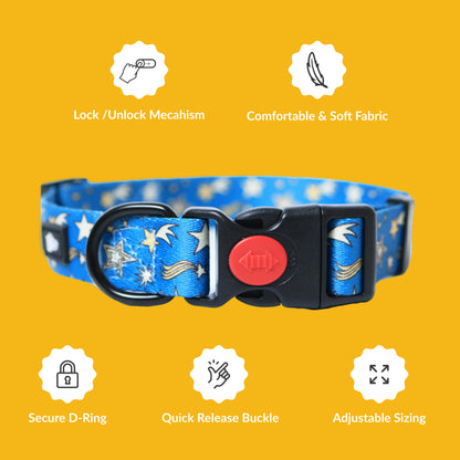 Nebula Nights Adjustable Dog Collar