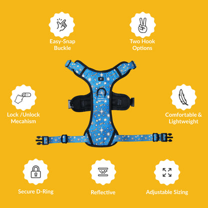 Nebula Nights Reflective Dog Harness