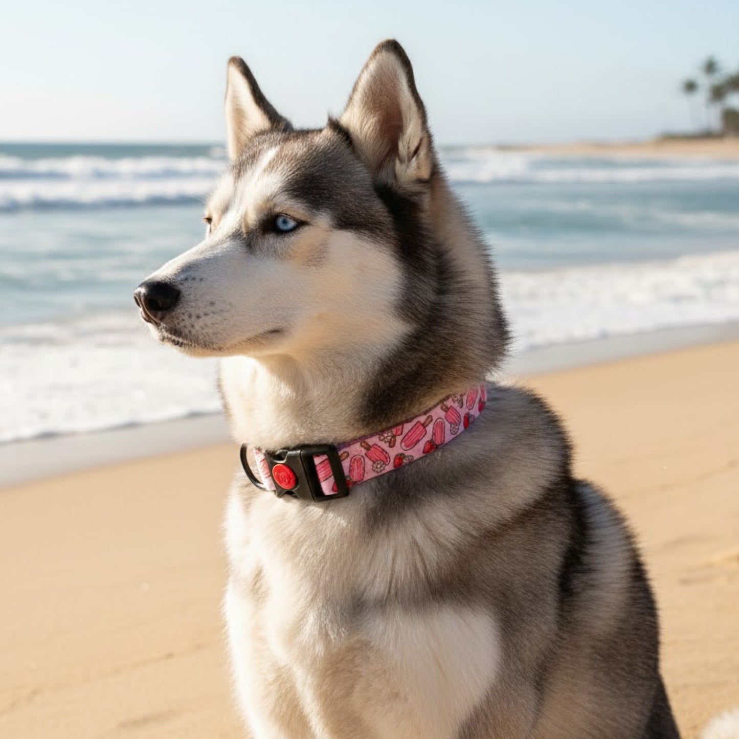 Pupcicle Party Adjustable Dog Collar