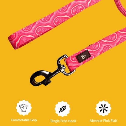 Puppy Blush Flat Dog Leash
